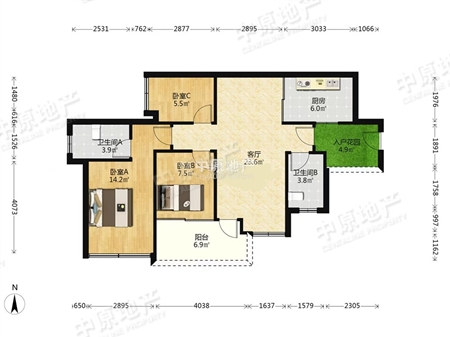万科城市之光(悦光花园)-户型图