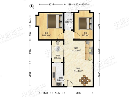 海富花园-户型图