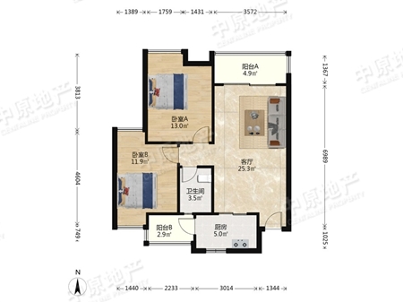 科城山庄二期锦泽园-户型图