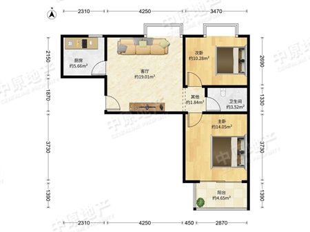 中兴花园-户型图
