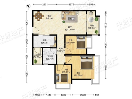 保利西海岸汇海花园-户型图