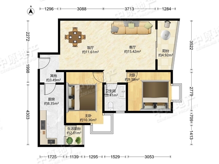 金东环大厦-户型图