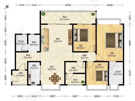 亚运城天珑ONE-户型图