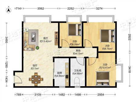 盈彩美居-户型图