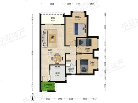 时代春树里-户型图