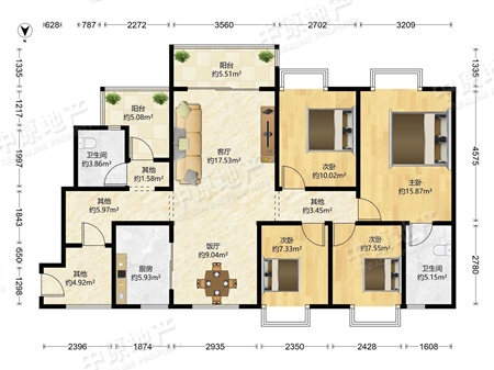 亚运城天成-户型图