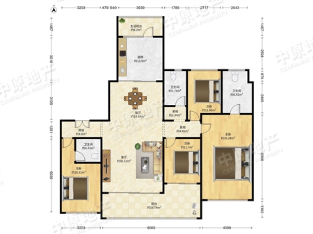 保利天瑞-户型图