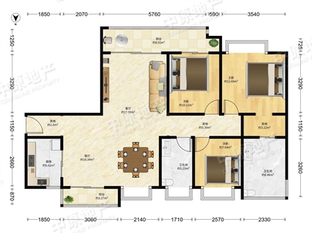 信达金茂广场-户型图