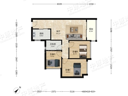 时代天境(黄埔)-户型图