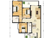 中海金沙馨园(一期)-户型图