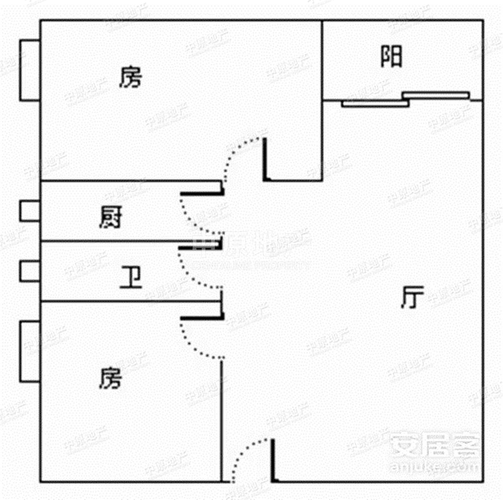 户型方正