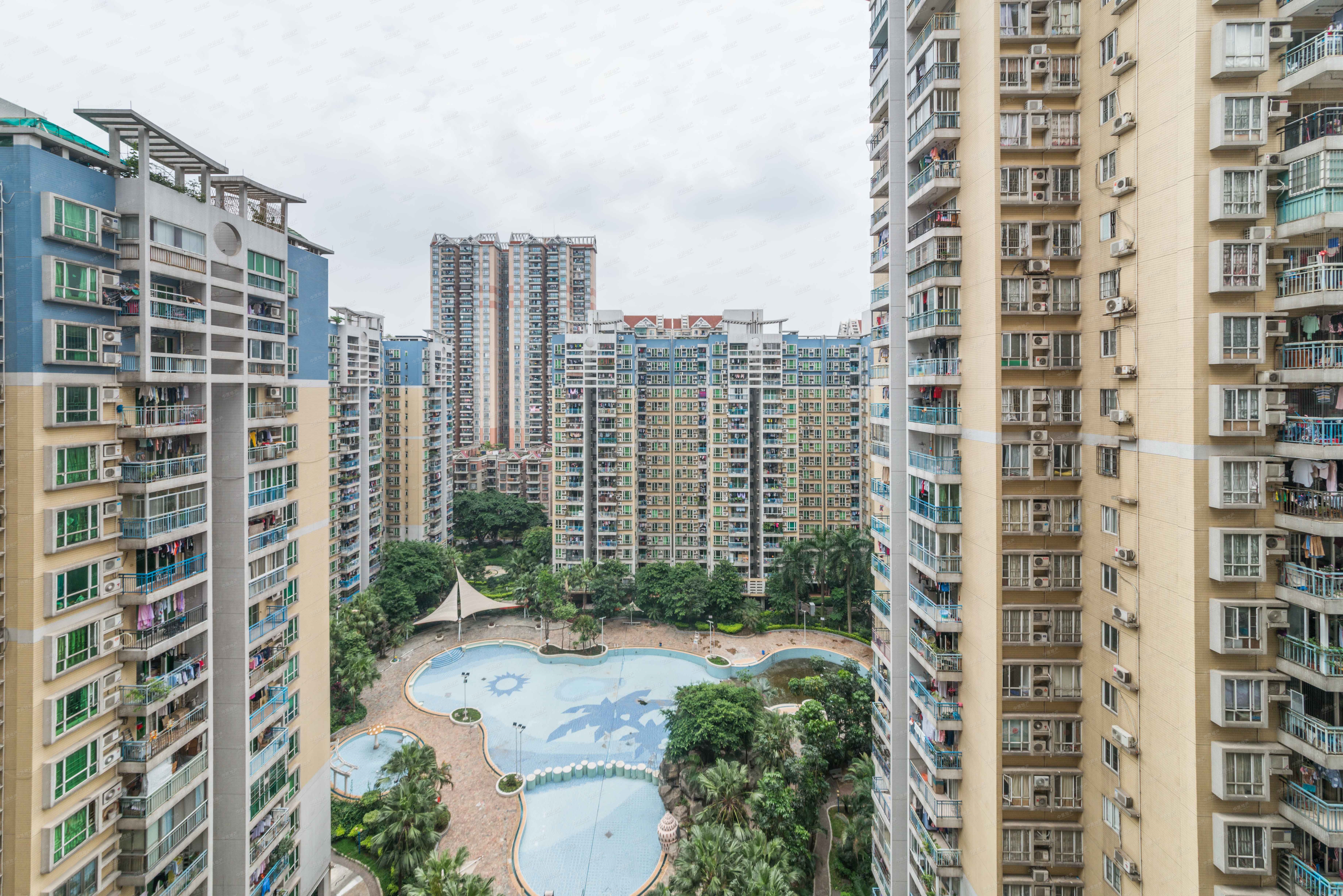 富力半岛花园中层园景舒适两房出售,广州白云区罗冲围富力半岛花园