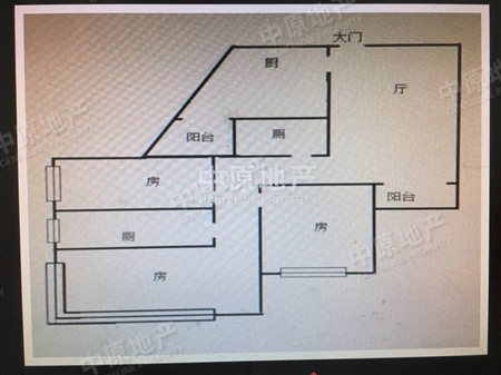 东风广场一期 东南向 高楼层 三房带主套,安静 省级东风东
