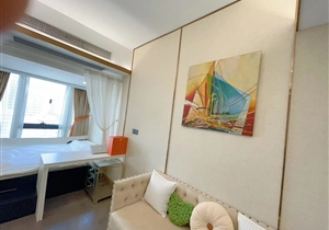 楼下在建新地铁，公寓管理完善，买入即收租，也可自住，性价比高